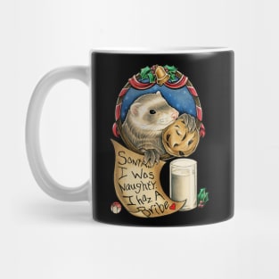 Santa's Stolen Cookies - Ferret Mug